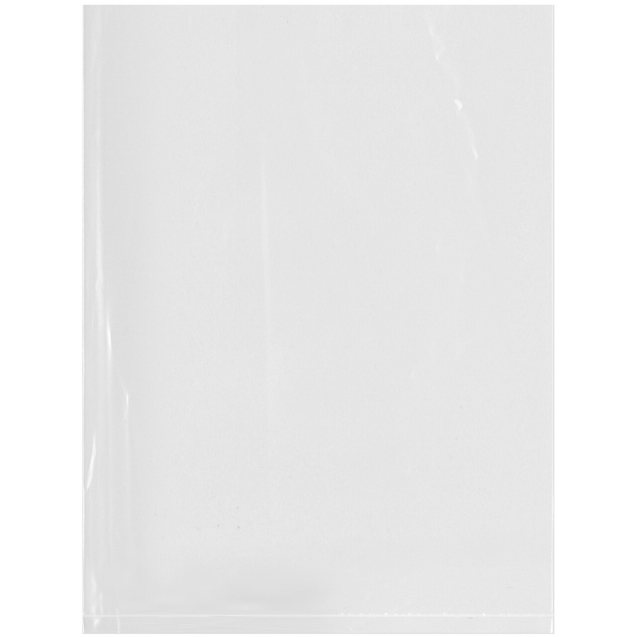 Plymor 6" x 8", 6 Mil Flat Open Clear Plastic Poly Bags